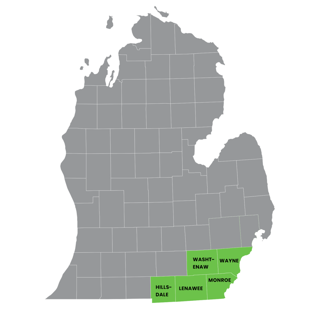 RES Michigan Service Map